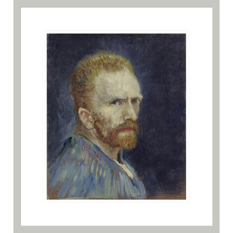 Self-Portrait by Vincent van Gogh -Framed Giclee Print, 20.05" H x 17.75" W