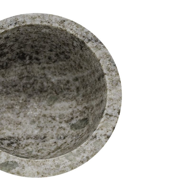 Ensemble de 2 mortiers et pilon Marbre beige Foreside Home & Garden