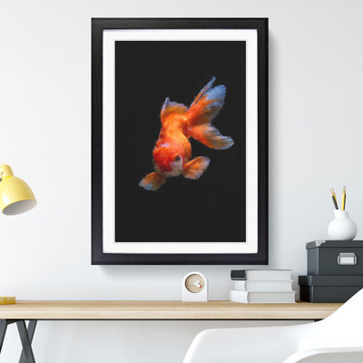 Chinese Golden Fish - Picture Frame Graphic Art