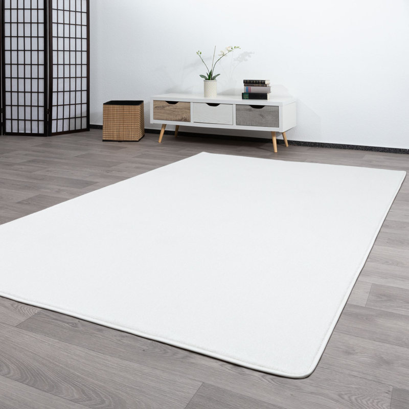 Isahias Solid Colour Area Rug, Rectangular 80 x 150cm