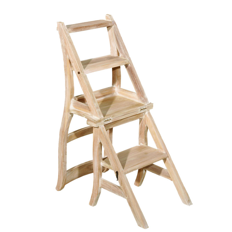 Solid Wood Dining Chair, White