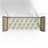 Cotton Upholstered Bench