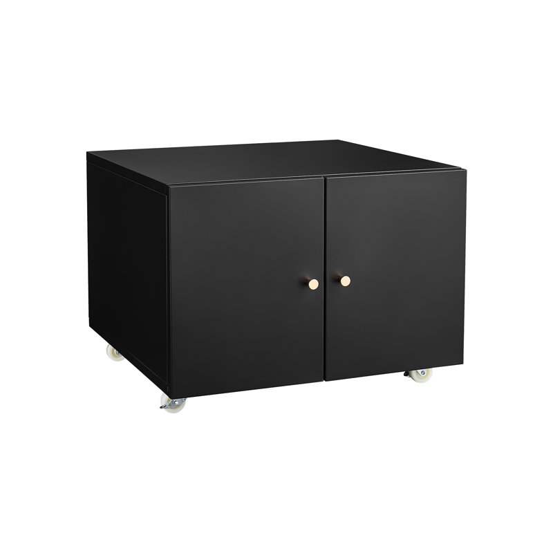 Armoire pour bureau Maher, Noir