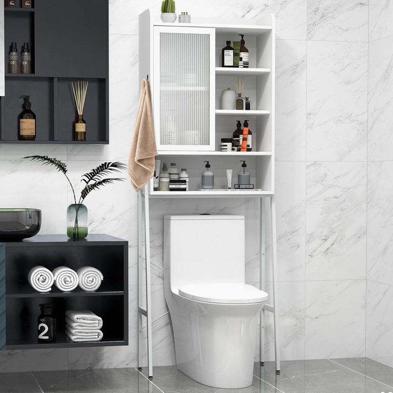 Aneya Bathroom Shelves, White