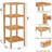 Nodie Bamboo Freestanding Bathroom Shelves-1101631520