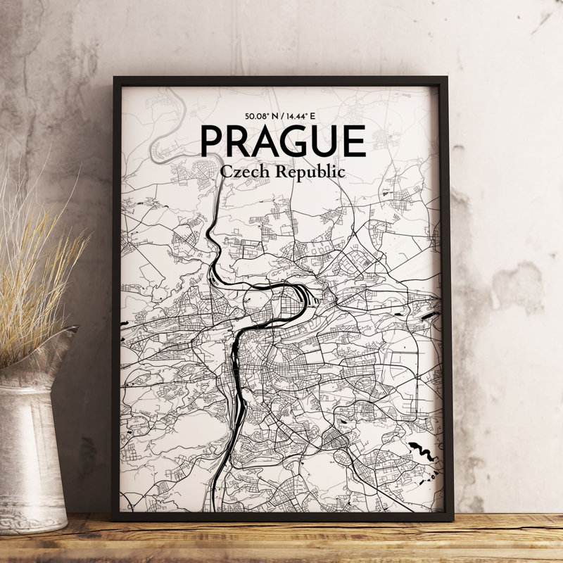 Prague - No Frame Print, 43.2cm H x 27.9cm W x 0.1cm D