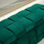 Banc de rangement en velours Pransh-408137047