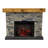 Country Living Dixson Faux Stone Brick Mantel