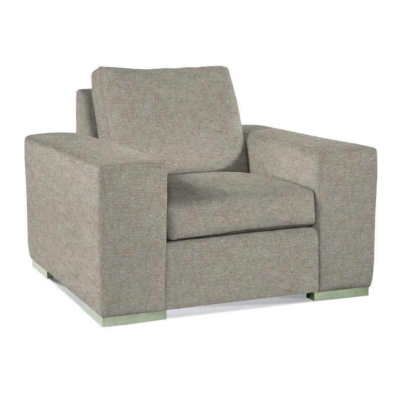Memphis Armchair, Basic Gray; 0317-83, Honey