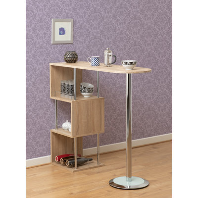 Abelone 120 cm Steel Home Bar Cabinet
