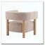 Fauteuil d'appoint rembourré Boucle-1165017145