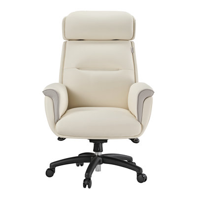 Eureka Silicone Leather Executive Chair with Headrest