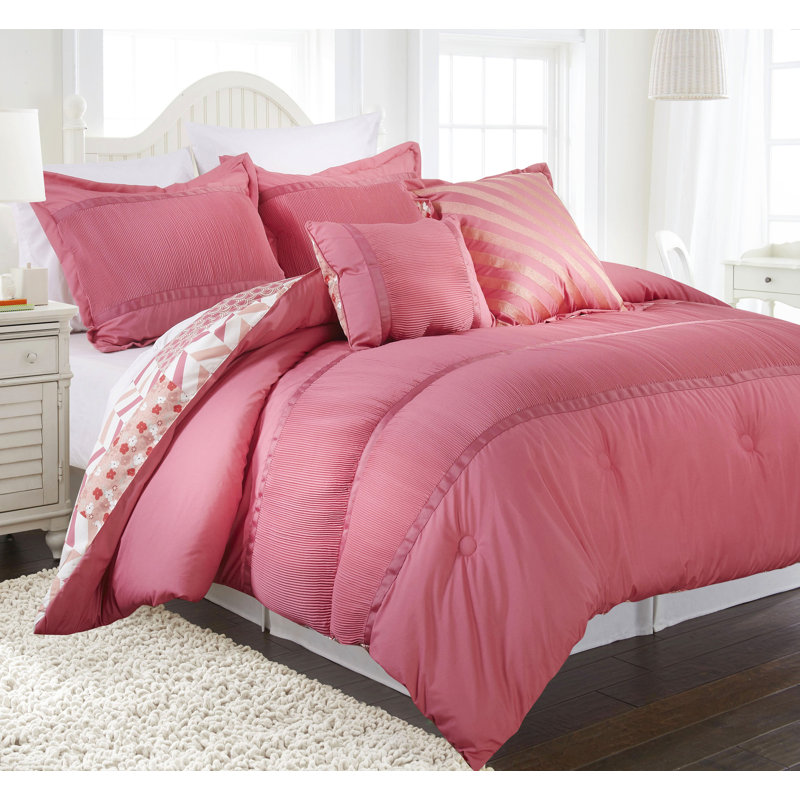 Piper Reversible Comforter Set, Full / Queen