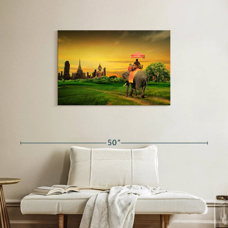 Brampt Thailand Elephant Ride, 24" H x 36" W