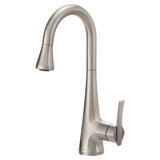 Sinema High Arc Pull Down Single Handle Kitchen Faucet with Power Clean and Reflex