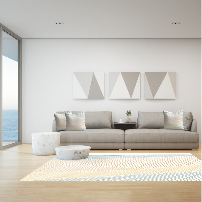 Gelera Abstract Area Rug, Rectangle 140 x 200cm