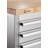 TRINITY 4 ft. W 7-Drawer Stainless Steel Workbench w/ Storage