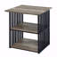 Table de chevet à 3 tablettes pour chambre à coucher