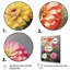 "Colorful Zinnias", impression romantique sur toile encadrée-1472455369-1472455366