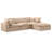 Kirstey Velvet L-Shaped Sectional Reversible-87141379