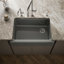 Whitehaven® 33" x 22" Self-Trimming Under-Mount Single-Bowl Kitchen Sink with Tall Apron-65117858