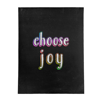 Tapis en poly-chenille choose tableau noir style