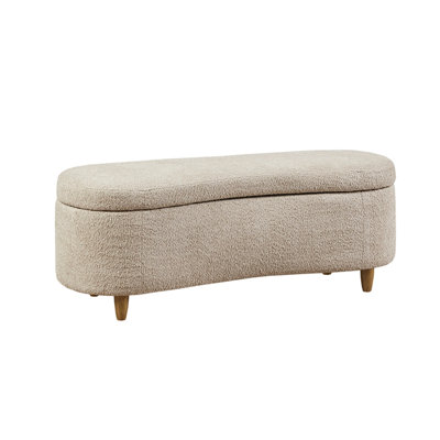 Chase Boucle Ottoman with Soft Close Hinges