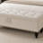59" Bed Bench Ottoman With Storage Fabric
