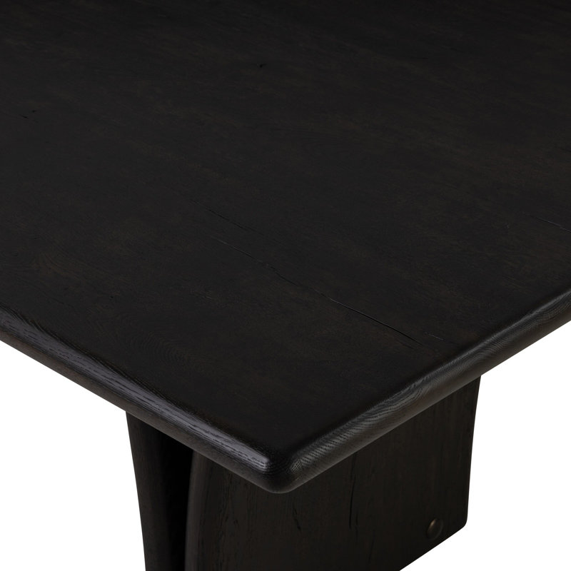 Table de salle à manger Rosas, Dark Espresso Reclaimed French Oak