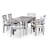 5-Piece Dining Set, Outdoor Dining-1601377216