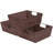 Sorbus Stackable Wicker Tote Woven Basket with Handles 3 Pack-2073081610