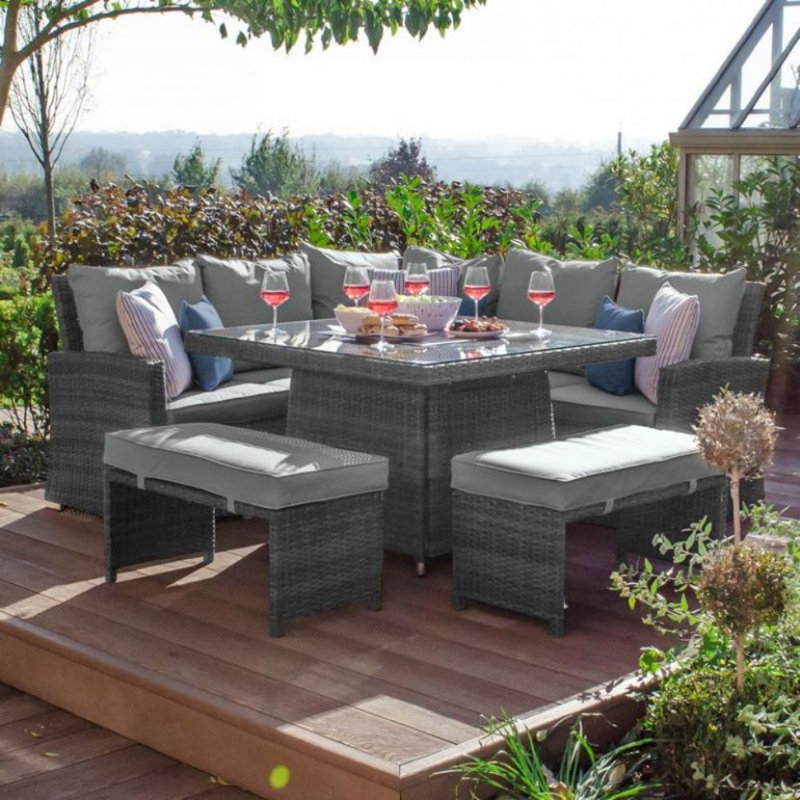 Amraiz 7-Person Seating Group with Cushions