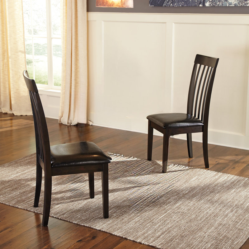 Leanndra 18.75'' H Faux Leather Upholstered Side Chair