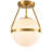 Brawner Glass Semi Flush Mount-1915503576