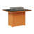 Hammered Top Black with Mango Orange Base