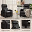Fauteuil inclinable manuel de 27 po de large avec dossier-1413790878