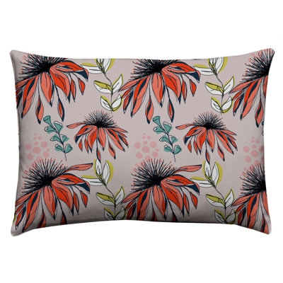 Alatorre Floral Rectangular Cushion