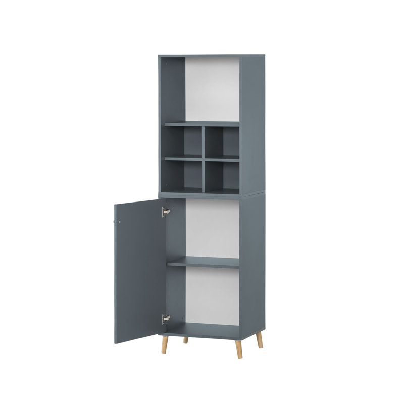 Barnabas Filing Cabinet, Shelf, and Shelf Cross 3-Piece Set, Blue