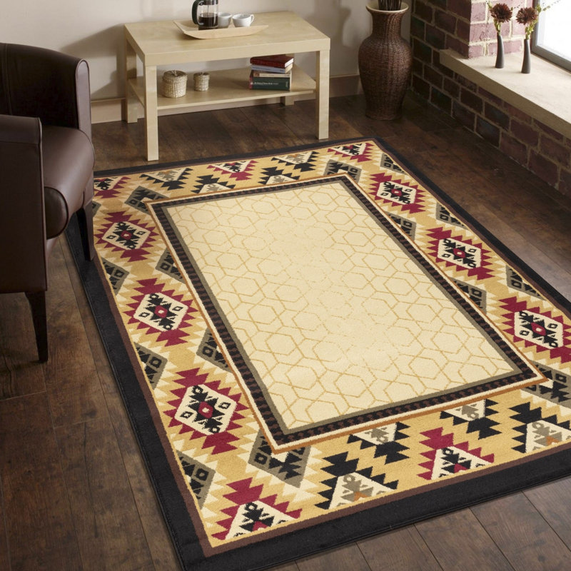 Élégant tapis décoratif en polypropylène Southwest