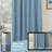 100% Blackout Linen Textured  Curtains Farmhouse Thermal Insulated Pocket Back Tab Full Light Blocking 2 Panel-1926543863-1926543368