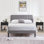 Ensemble de chambre à coucher standard 3 pièces Iron