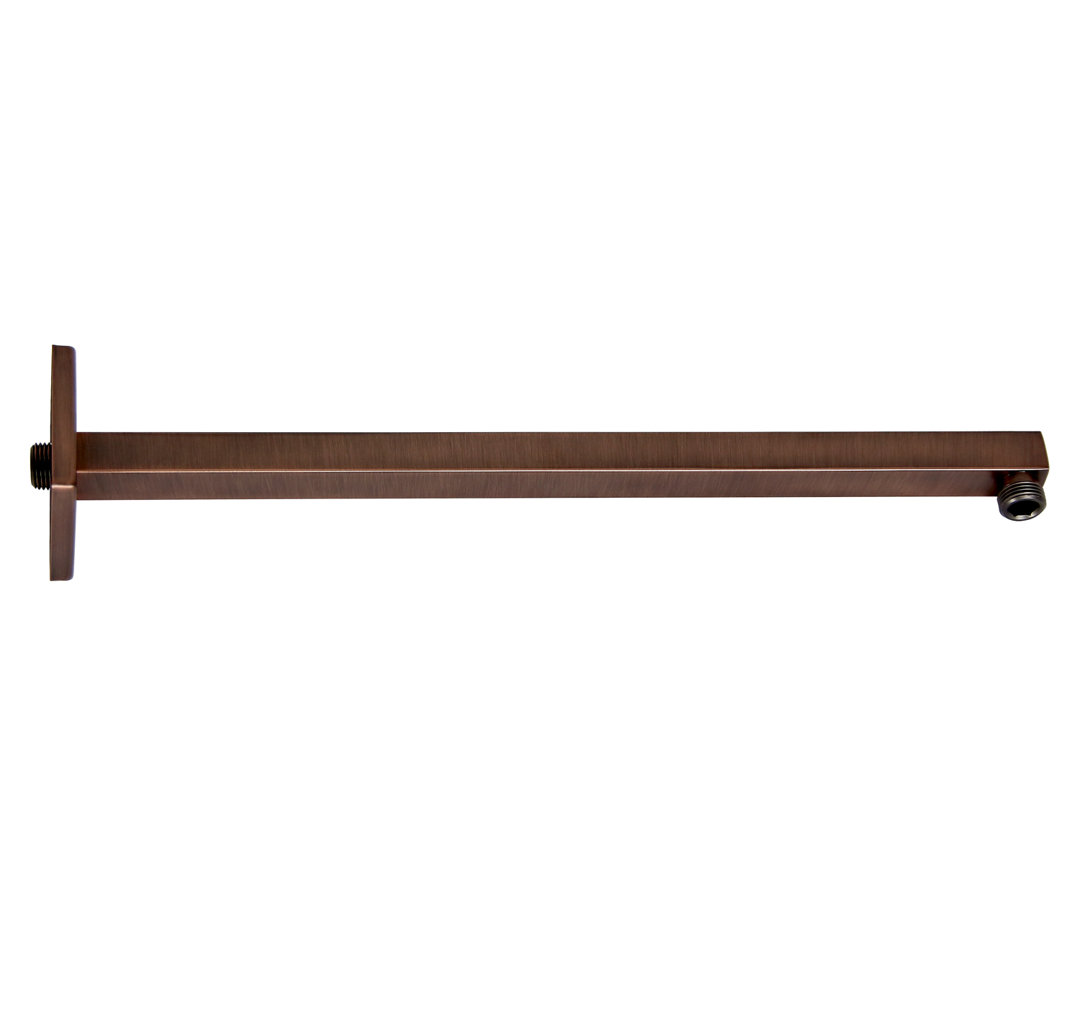 Wallmount Modern Square Shower Arm with Flange Barclay 