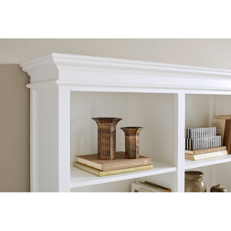 Bibliothèque de rangement Bridie H 86,61 po x l 57,09 po, (5 tablettes) H 86,61 po x l 57,09 po x P 19,69 po