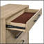Commode 6 tiroirs caramel et cacao