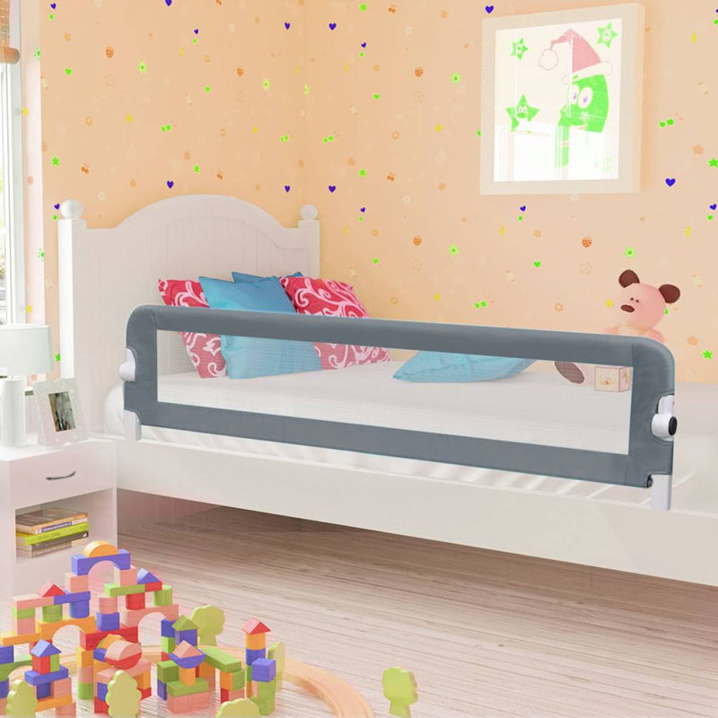 Lykke Toddler Safety Side Rails, 42cm H x 40.5cm W x 180cm L, Grey
