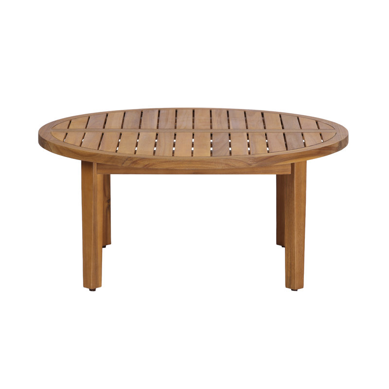 Table basse d'extérieur en bois d'acacia Rovik