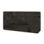 Commode 12 tiroirs 59 po à profil courbé ultrabrillant-1227447101