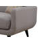 Canapé trois places en mélange de polyester avec structure matelassée