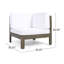 Oana Corner Chair, White