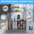 Multi-Use Freestanding Sports Storage Rack (Wheels + Hooks)